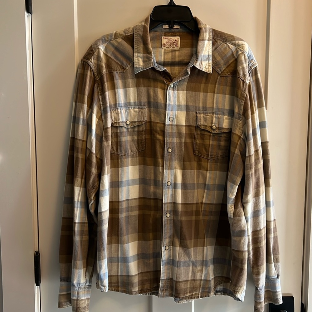 Men’s Lucky Brand Western Flannel